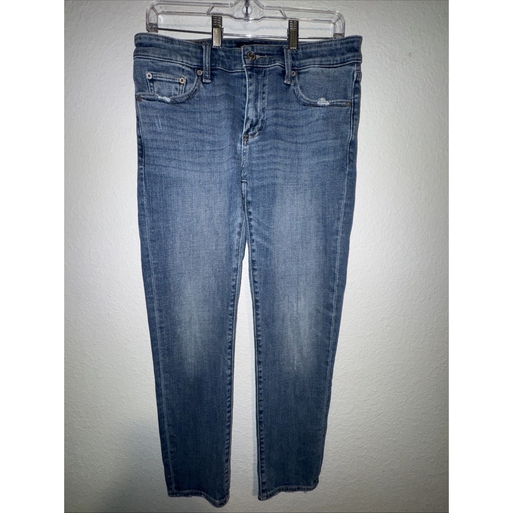 🍀 Lucky Brand Blue Jeans‎ Women's  4/27 Mid Rise Boyfriend Sienna